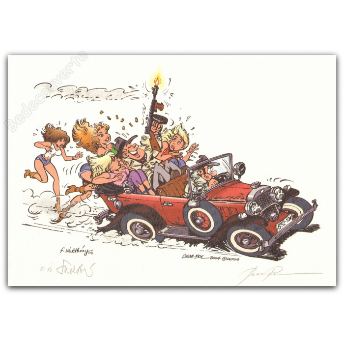 Walthéry - Jean-Pol Sammy voiture