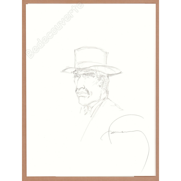 Hermann - Portfolio Il était 7 fois n°33 + Dédicace n°14/77