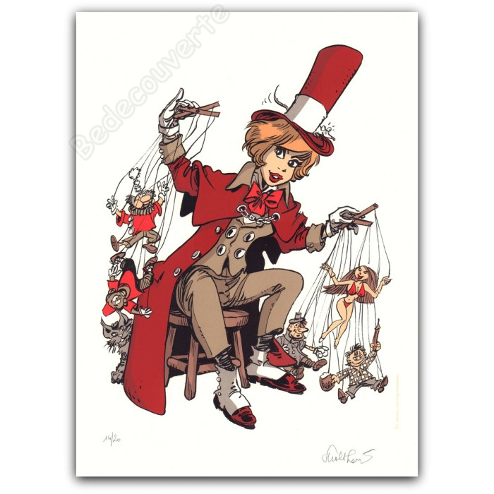 Walthéry - Natacha Hommage à Wasterlain Variante